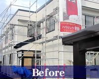 樹脂サイディング 外壁リフォーム 青森県弘前市大開 樹脂サイディング 外壁リフォーム