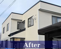 樹脂サイディング 外壁リフォーム 青森県弘前市大開 樹脂サイディング 外壁リフォーム