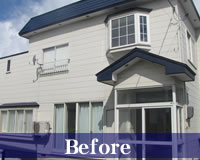 樹脂サイディング 外壁リフォーム 青森県五所川原市 樹脂サイディング 外壁リフォーム