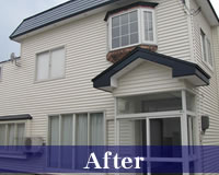 樹脂サイディング 外壁リフォーム 青森県五所川原市 樹脂サイディング 外壁リフォーム