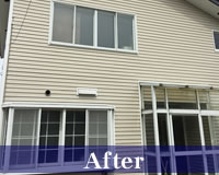 樹脂サイディング 外壁リフォーム 青森県つがる市稲垣村 樹脂サイディング 外壁リフォーム