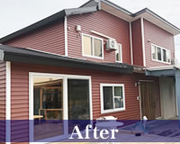 樹脂サイディング 外壁リフォーム 青森県弘前市黒滝 S邸 樹脂サイディング 外壁リフォーム