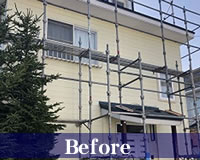 樹脂サイディング 外壁リフォーム 青森県弘前市取上 〇林様邸 樹脂サイディング 外壁リフォーム